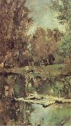 Valentin Serov Little Pond Abramtsevo oil painting reproduction